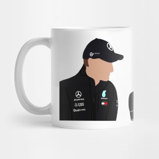 George Russell and Lando Norris Mug